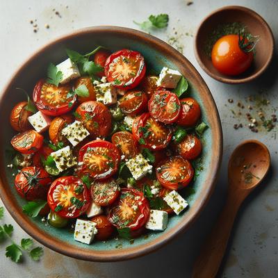 Image of Roasted Tomato Herb and Feta Salad