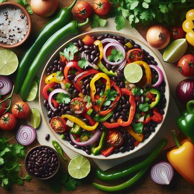 Image of Roasted Vegetable Black Bean Salsa