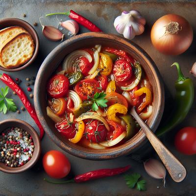 Image of Roasted Vegetable Pasta Sauce or Bread Dipping Sauce