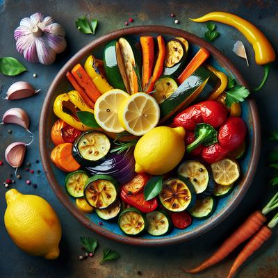 Image of Roasted Vegetables with Lemon and Garlic Briam