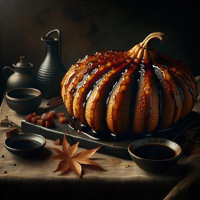 Image of Roasted Winter Squash with Soy Maple Glaze