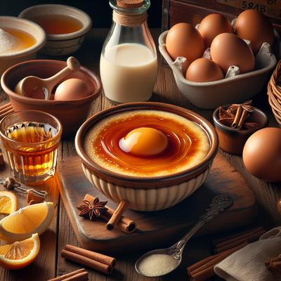 Image of Roata Rozata Pudding a Croatian Custard