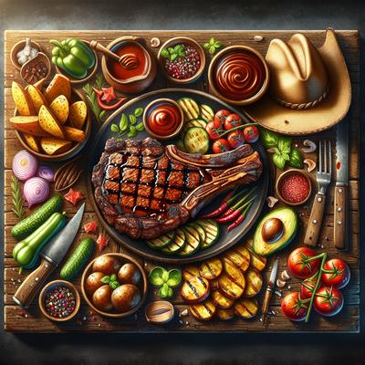 Image of Robb Walsh's Barbecued Cowboy Steaks