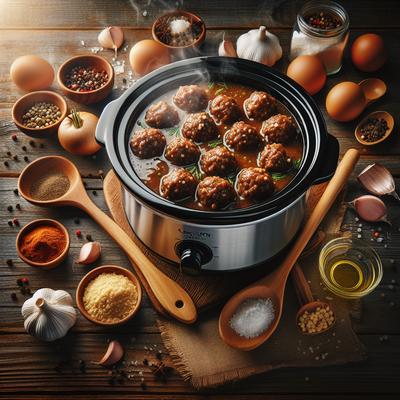Image of Robins Easy Crock Pot Meatballs
