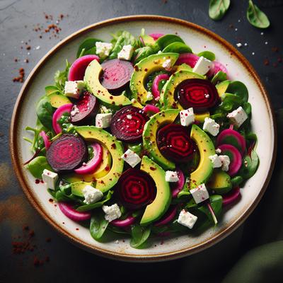 Image of Rocio Salad Beets Avocado and Feta