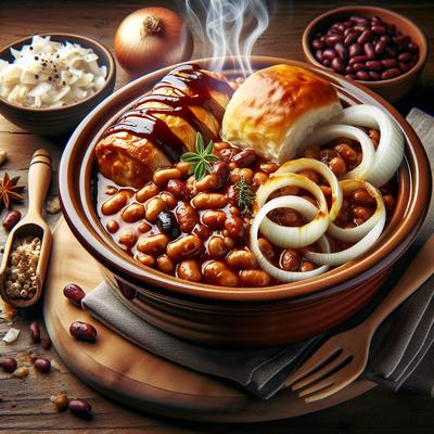 Image of Rock Roll Bbq Pit Style Beans for the Crock Pot