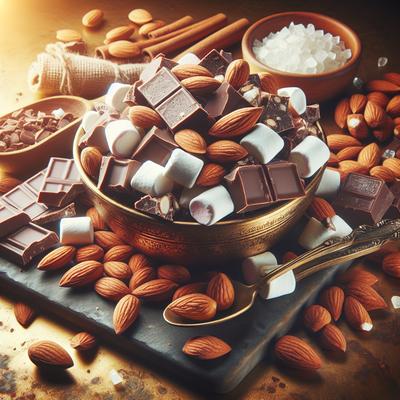 Image of Rocky Road Candy with Chopped Almonds