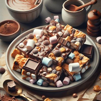 Image of Rocky Road Crunch Bars Nigella Lawson