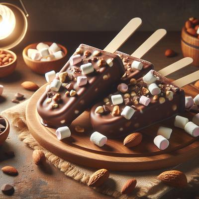 Image of Rocky Road Pudding Popsicles Info Included