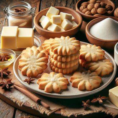 Image of Roll Out Classic Butter Sugar Cookies Christmas or Holidays