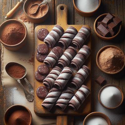 Image of Rolled Chocolate Sugar Cookies