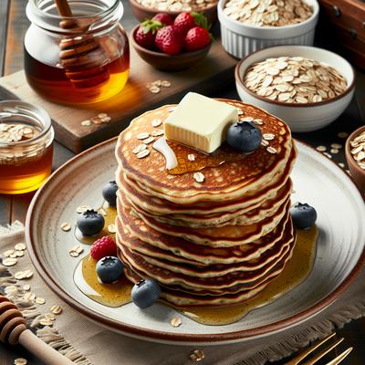 Image of Rolled Oats Pancakes Gluten Free