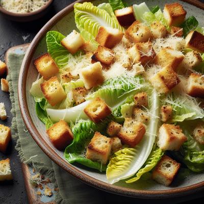 Image of Romaine Hearts with Sourdough Croutons and Parmesan