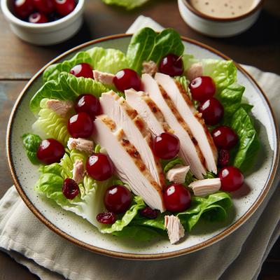 Image of Romaine Turkey and Cherry Salad