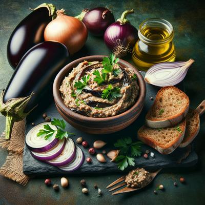 Image of Romanian Eggplant Spread Salata De Vinate