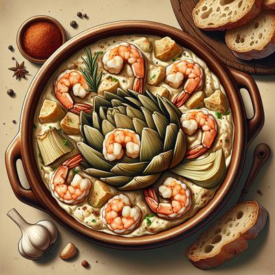 Image of Romano's Macaroni Grill Shrimp Artichoke Dip