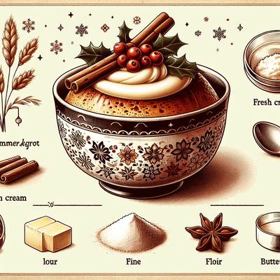 Image of Rommegrot Norwegian Christmas Pudding