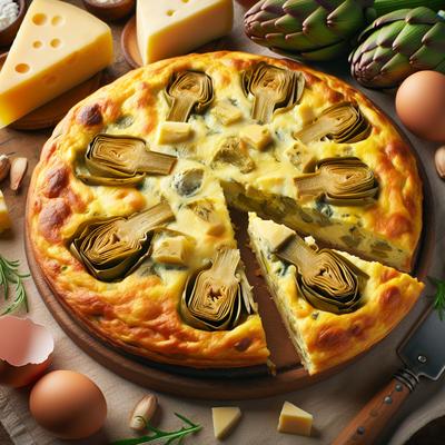 Image of Ron's Artichoke and Two Cheese Frittata
