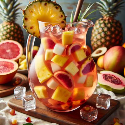 Image of Ros Sangria with Pineapple and Guava