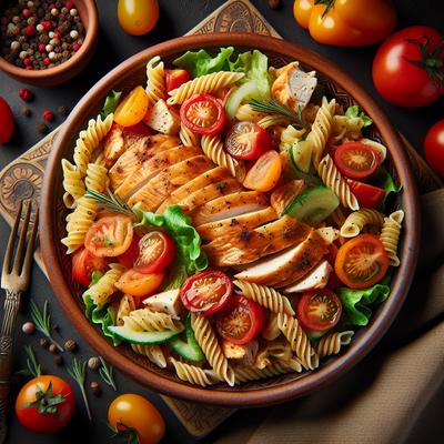 Image of Rose's Angel Hair Chicken Pasta Salad