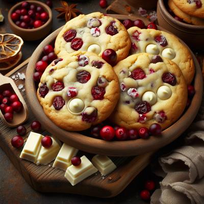 Image of Rose's Holiday White Chocolate Cranberry Cookies