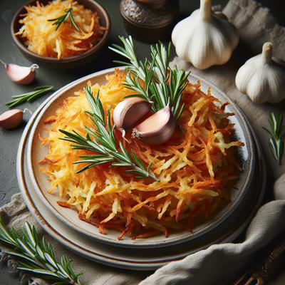 Image of Rosemary and Garlic Hash Brown Potatoes