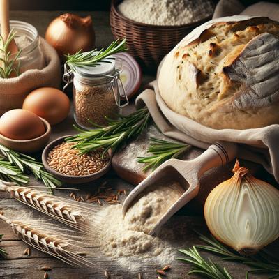 Image of Rosemary and Toasted Onion Bread Bread Machine Dough