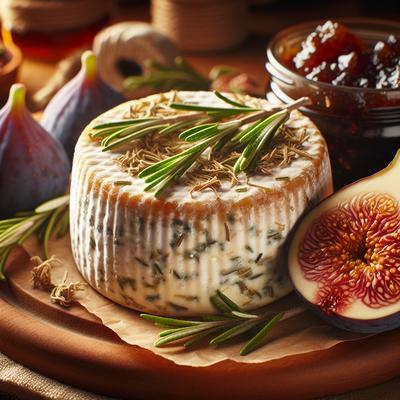 Image of Rosemary Cheese with Fig Preserves