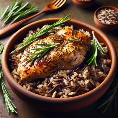 Image of Rosemary Chicken with Wild Rice Weight Watchers