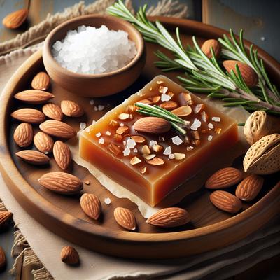 Image of Rosemary Fleur De Sel Almond Toffee Rsc