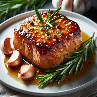 Image of Rosemary Garlic Coated Pork Cube Steaks