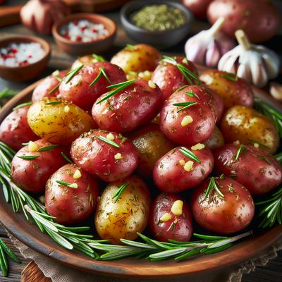 Image of Rosemary Garlic Roasted Red Potatoes