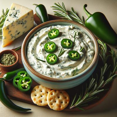 Image of Rosemary Jalapeno Blue Cheese Dip