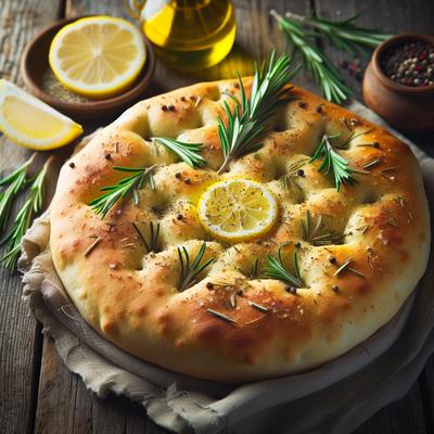 Image of Rosemary Lemon and Pepper Focaccia