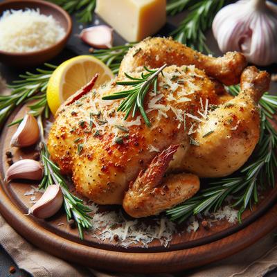 Image of Rosemary Parmesan Crusted Chicken