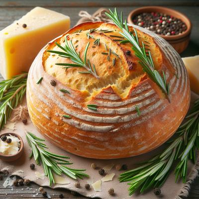 Image of Rosemary Pepper Parmesan Bread