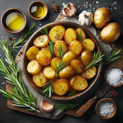 Image of Rosemary Potatoes Microwave