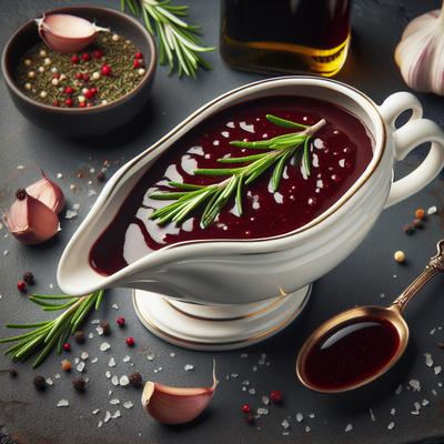Image of Rosemary Red Wine Sauce for Steak