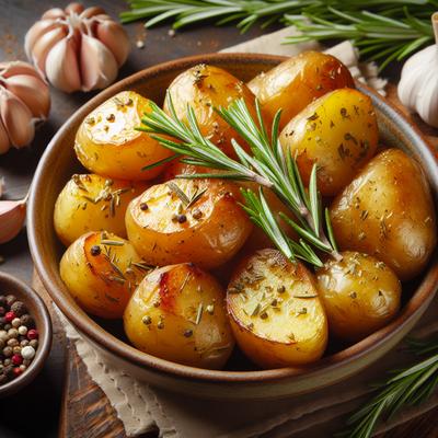 Image of Rosemary Roast Potatoes with Garlic