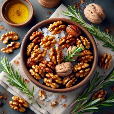 Image of Rosemary Smoked Sea Salt Roasted Walnuts