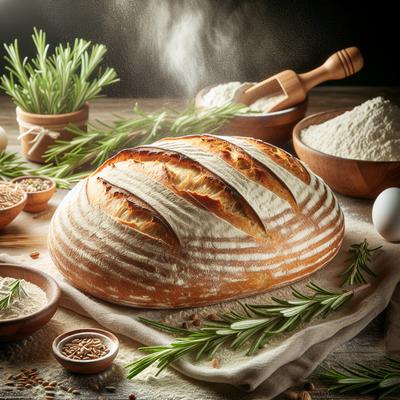 Image of Rosemary Sourdough Bread Bread Machine