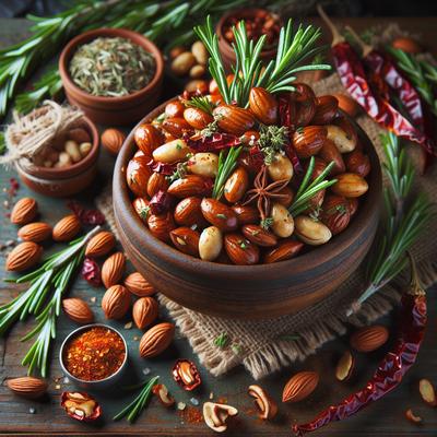 Image of Rosemary Thyme and Chilli Spiced Nuts