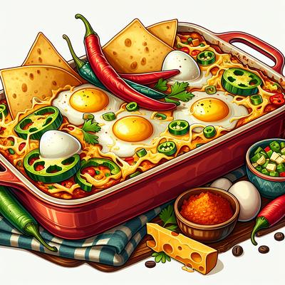Image of Rosie's Eggs Mexicana Chile Casserole
