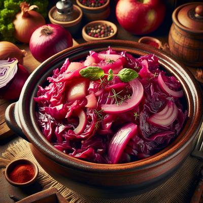 Image of Rot Kohl German Red Cabbage Crock Pot