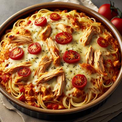 Image of Rotel Chicken and Angel Hair Pasta Casserole