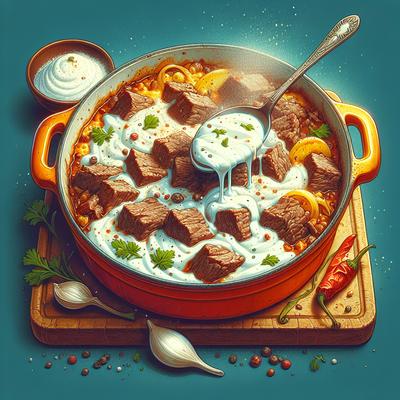 Image of Rotel Quick Beef Sour Cream Casserole