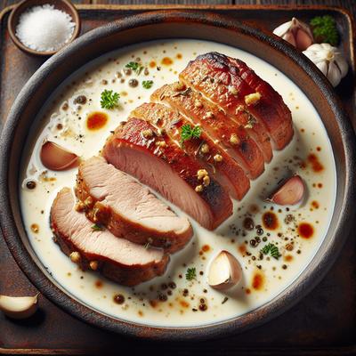 Image of Roti De Porc Au Lait Pork Loin with Whole Milk