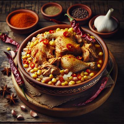 Image of Rotisserie Chicken Chili with Hominy Chilies