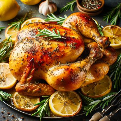 Image of Rotisserie Lemon Rosemary Chicken