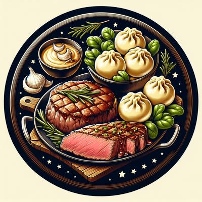Image of Round Steak with Dressing Dumplings